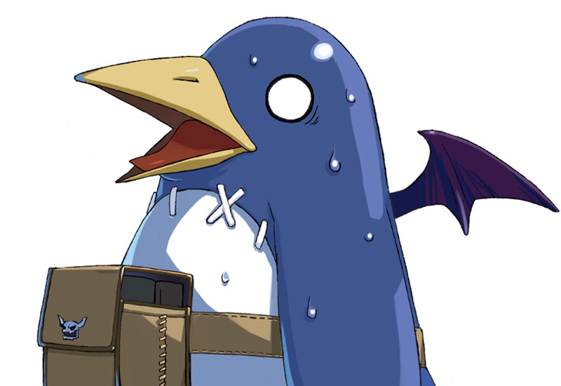 Prinny Portrait Art from Disgaea 2: Cursed Memories