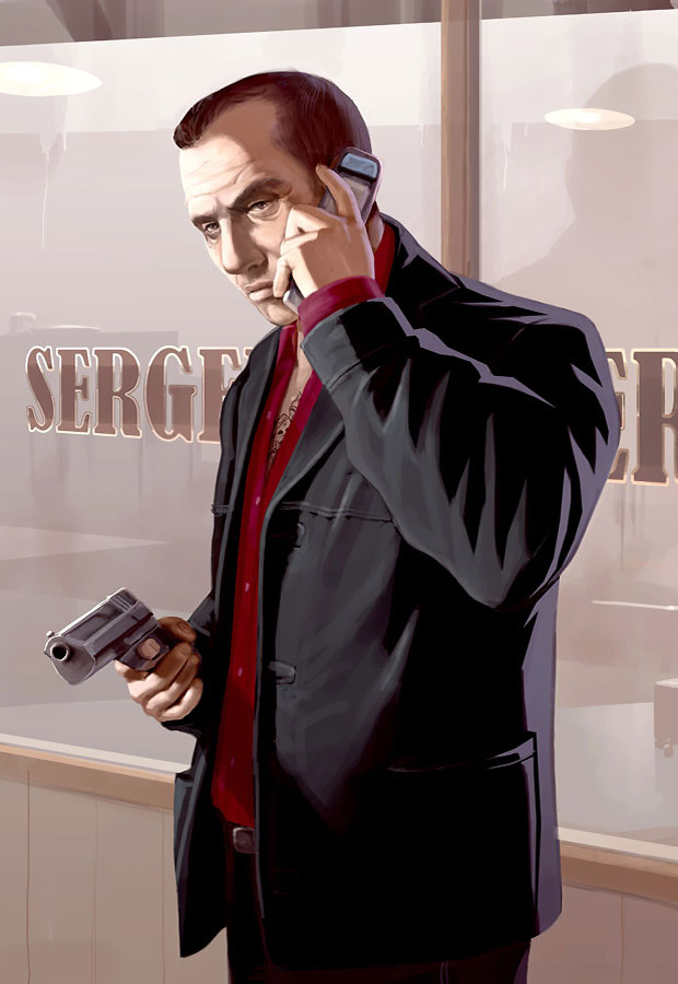 Business Call Art from Grand Theft Auto IV