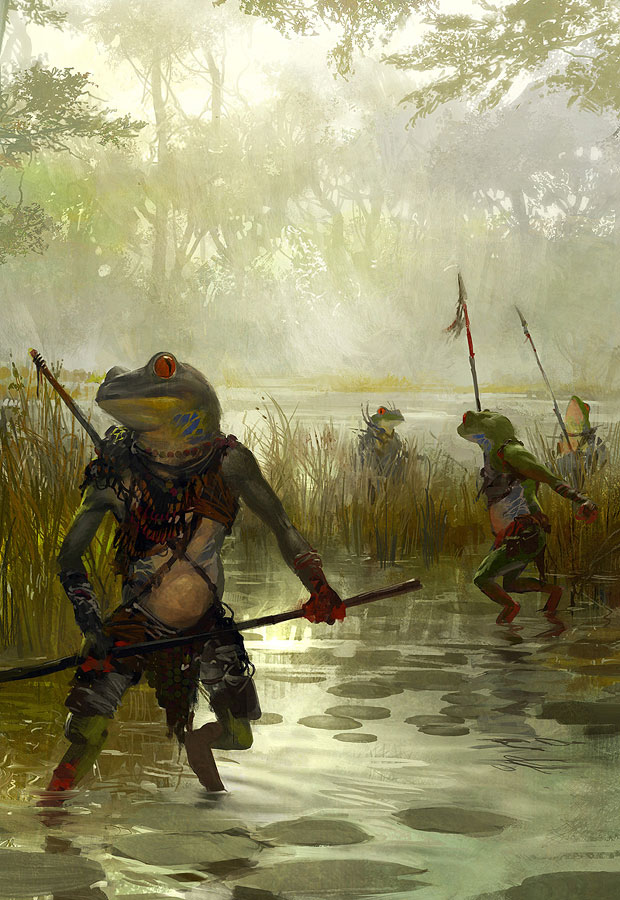 Frogmen Art from Guild Wars: Eye of the North