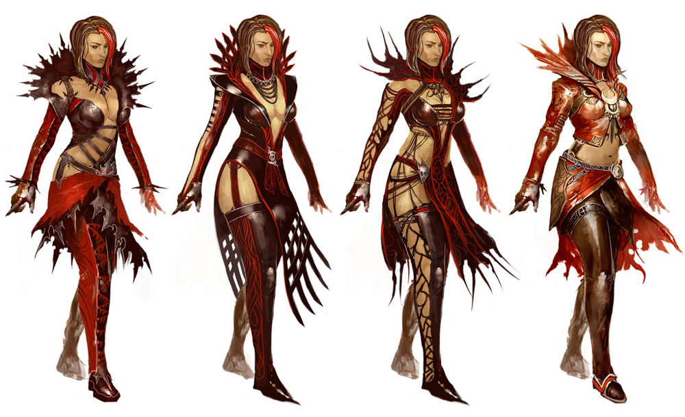 Livia Concept Art from Guild Wars: Eye of the North