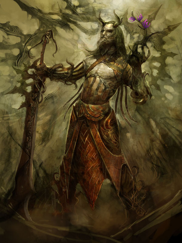 Sidhe Male Art from Guild Wars: Eye of the North