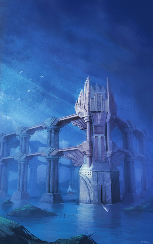 Bridge Castle Art from Guild Wars: Eye of the North
