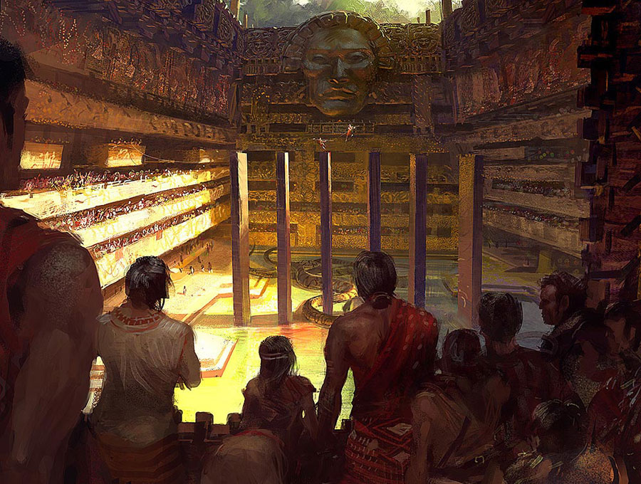 Colosseum Art from Guild Wars: Eye of the North