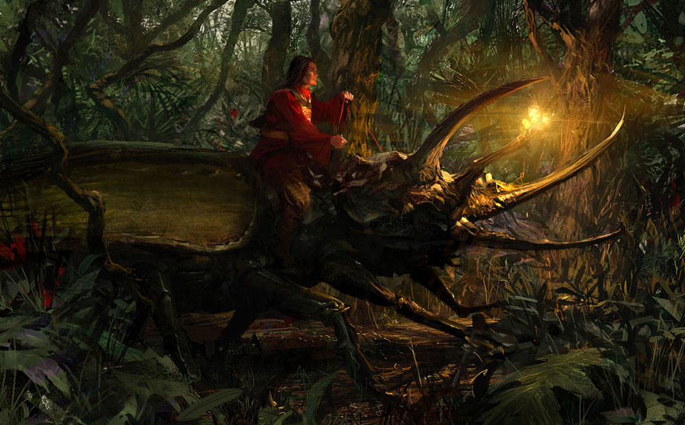 Beetle Rider Art from Guild Wars: Eye of the North