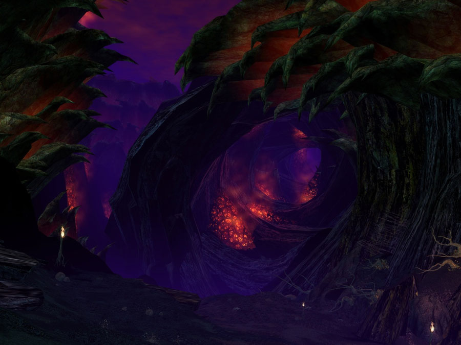 Cavern Path Art from Guild Wars: Eye of the North