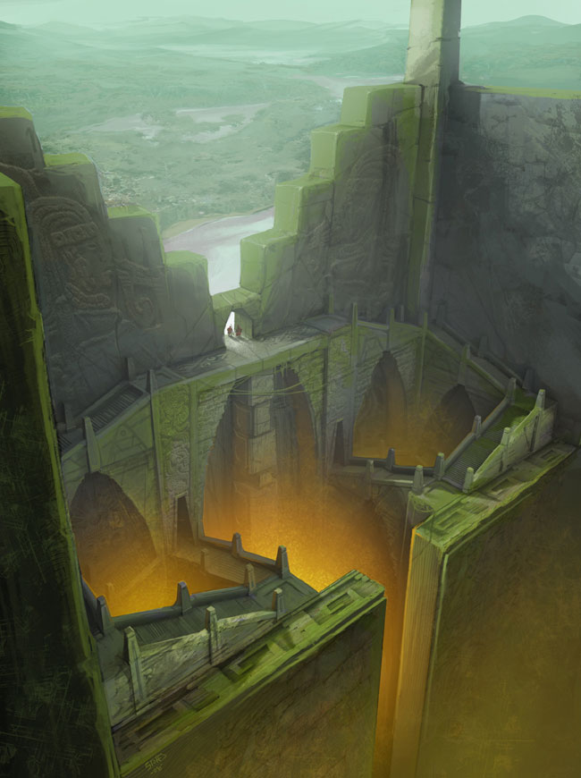 Stair Room Art from Guild Wars: Eye of the North