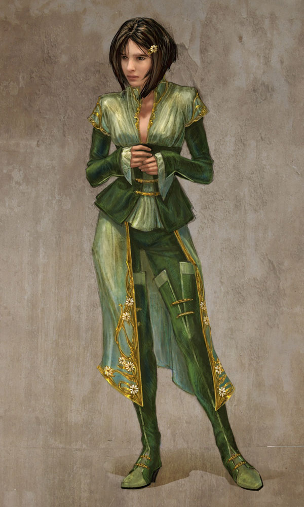 Gwen Art from Guild Wars: Eye of the North