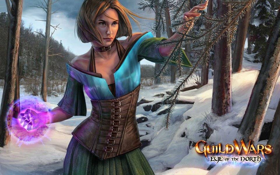 Gwen Promotional Art from Guild Wars: Eye of the North