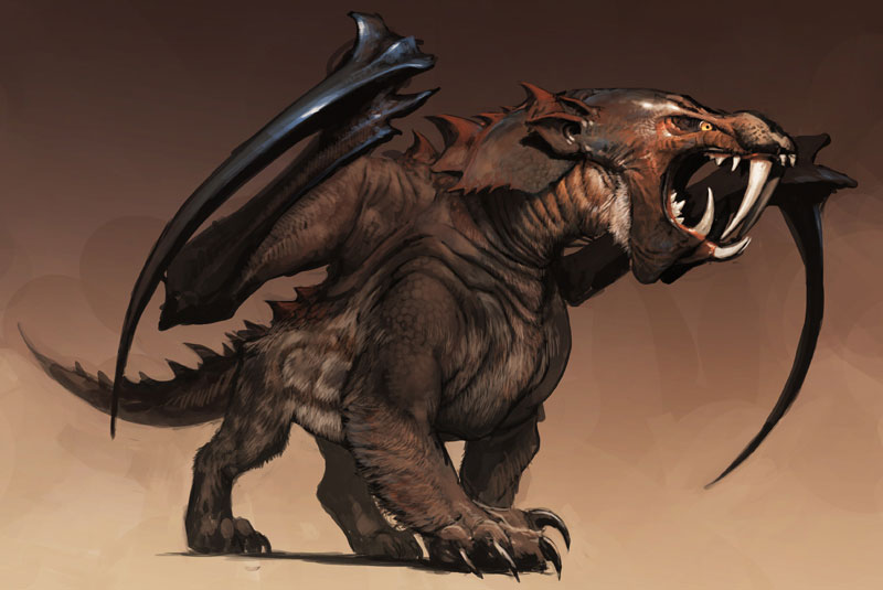 Beastalisk Art from Guild Wars: Eye of the North