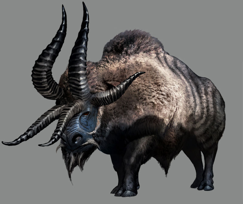 Bull Mammoth Art from Guild Wars: Eye of the North