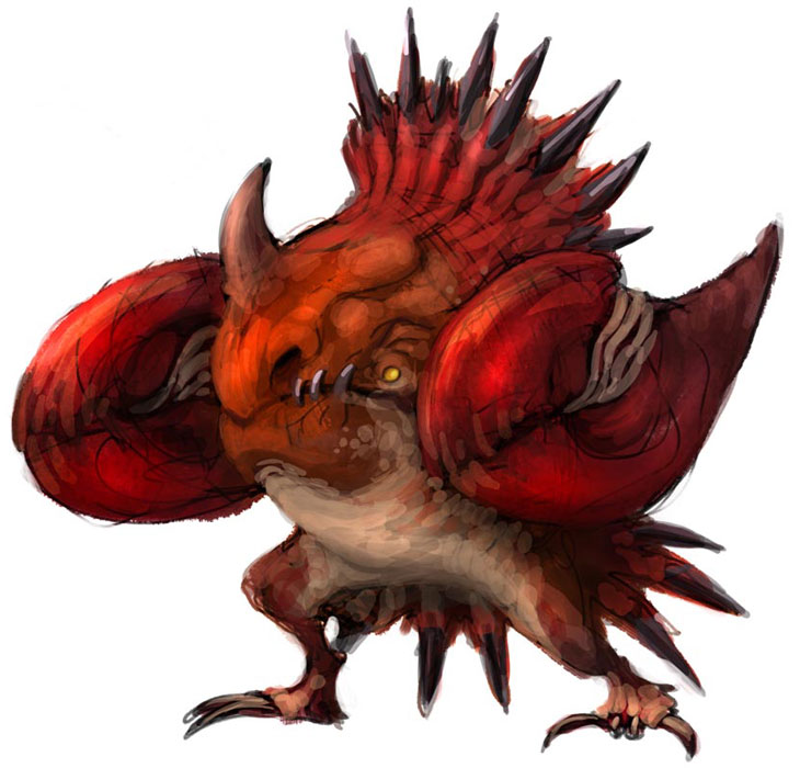 Lobster Bird Art from Guild Wars: Eye of the North