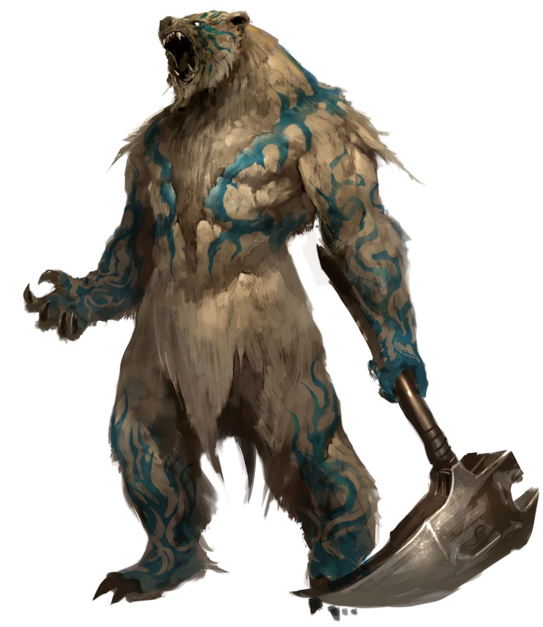 Nornbear Art from Guild Wars: Eye of the North