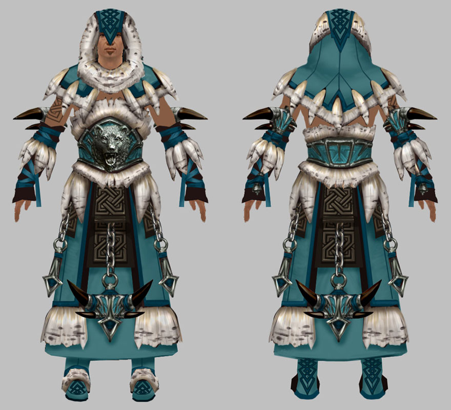 Norn Dervish Male Art from Guild Wars: Eye of the North