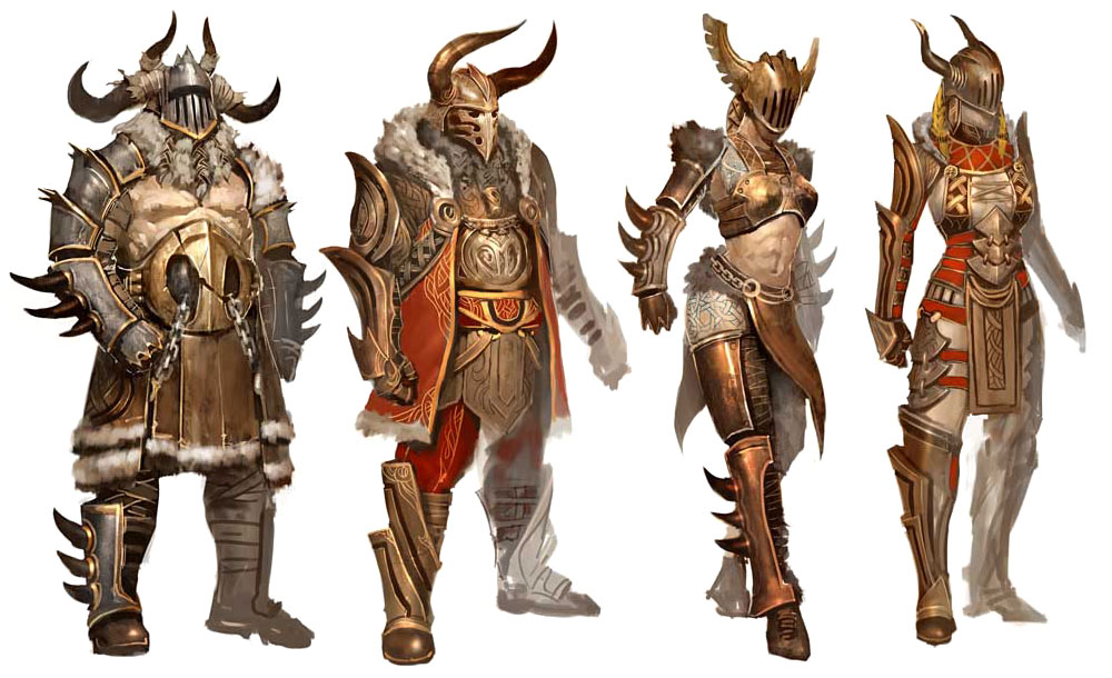 Norn Guards Art from Guild Wars: Eye of the North