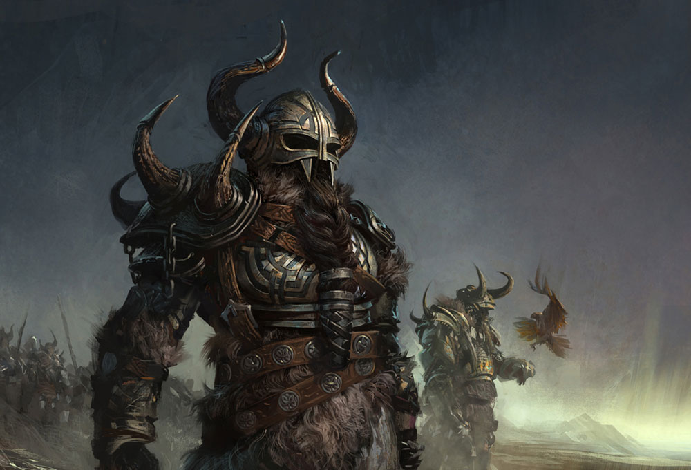 Norn Warriors Art from Guild Wars: Eye of the North