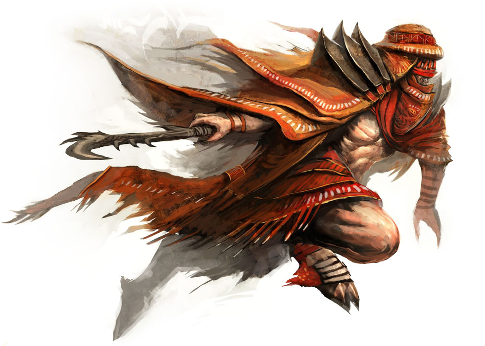 Desert Knight Art from Guild Wars Nightfall