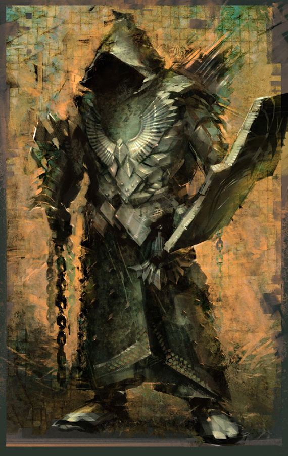 Monk Concept Art from Guild Wars Nightfall
