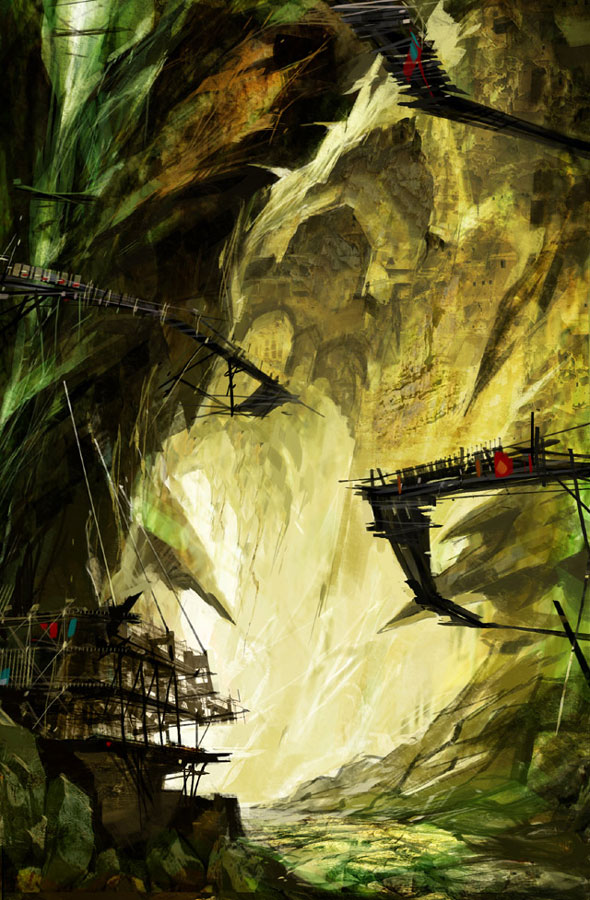 Cave Art from Guild Wars Nightfall