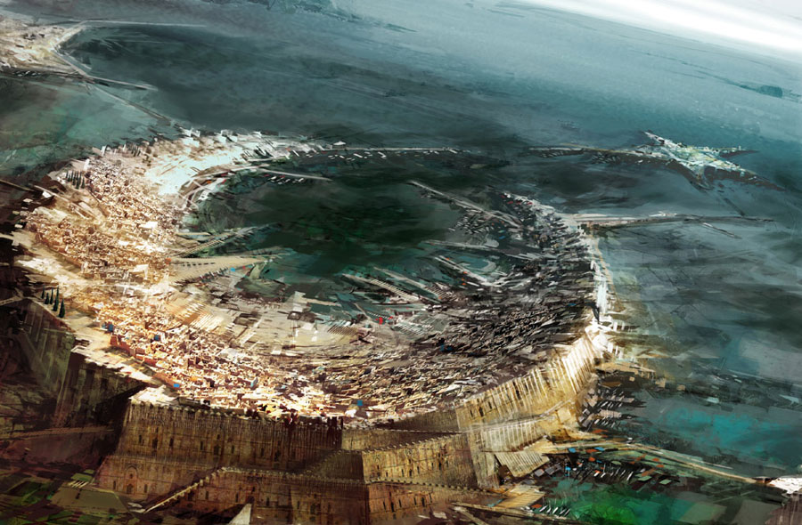 Crescent Island Art from Guild Wars Nightfall