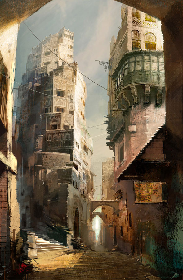 Crescent Street Art from Guild Wars Nightfall