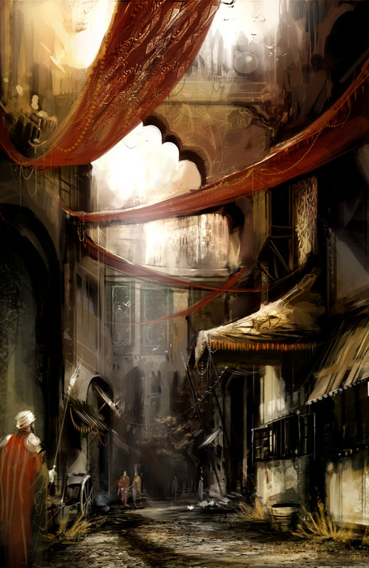 Crescent Street Art from Guild Wars Nightfall