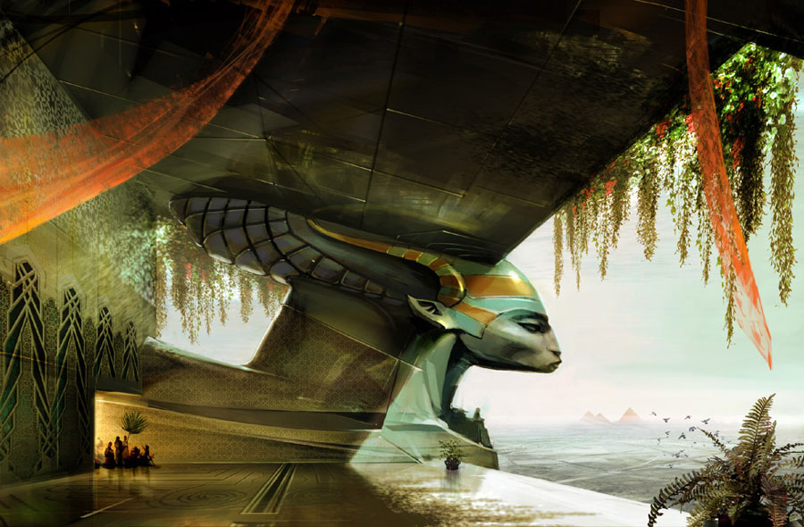 Delta Temple Art from Guild Wars Nightfall