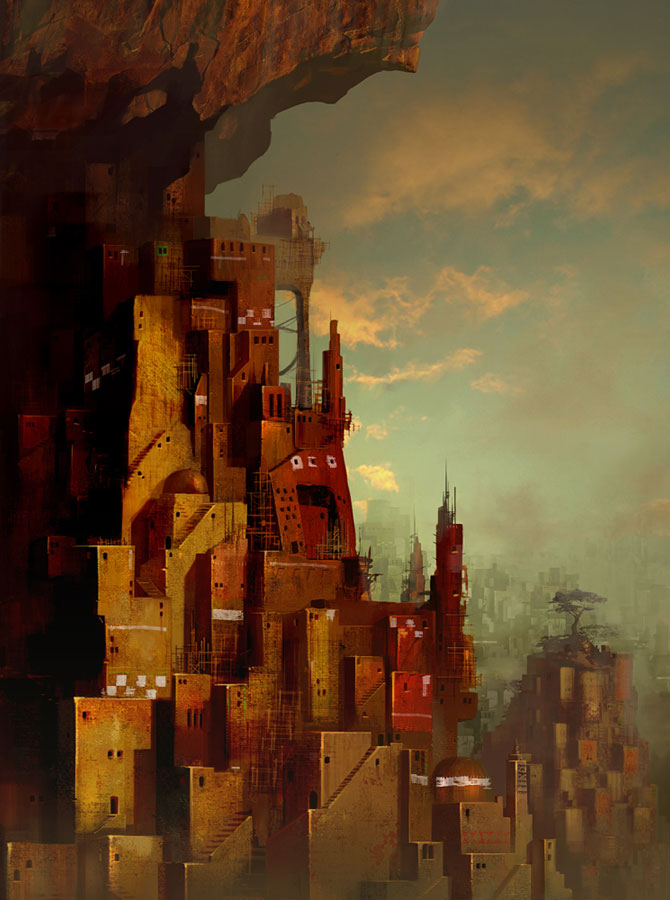 Rock City Art from Guild Wars Nightfall