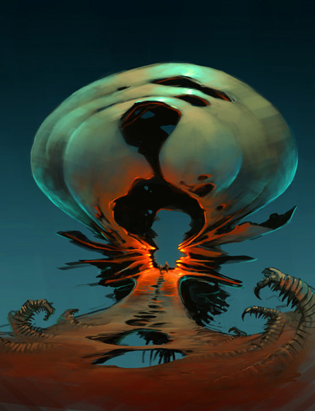 Torment Hub Gate Art from Guild Wars Nightfall