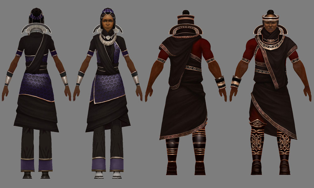 Kourna Concept Art from Guild Wars Nightfall