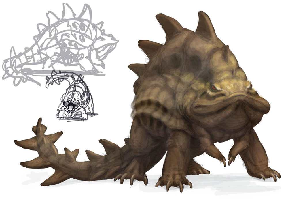 Barbel Monster Art from Guild Wars Nightfall