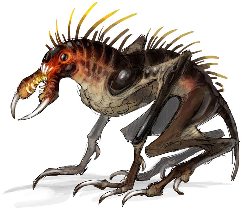 Cheetah Bug Monster Art from Guild Wars Nightfall