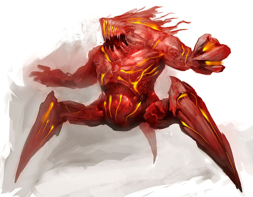 Nightmare Titan Monster Art from Guild Wars Nightfall