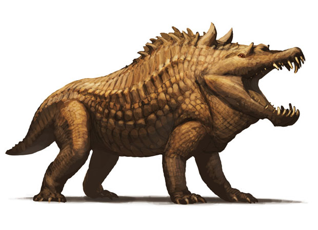 Porcodile Monster Art from Guild Wars Nightfall
