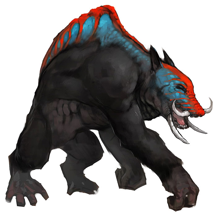 Monster Concept Art from Guild Wars Nightfall