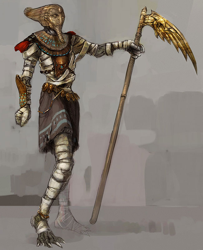 Monster Concept Art from Guild Wars Nightfall