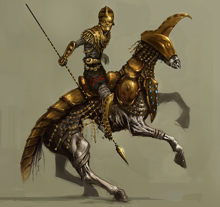 Monster Concept Art from Guild Wars Nightfall