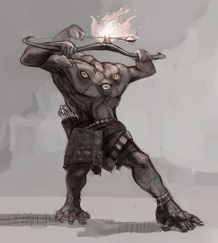 Monster Design Art from Guild Wars Nightfall
