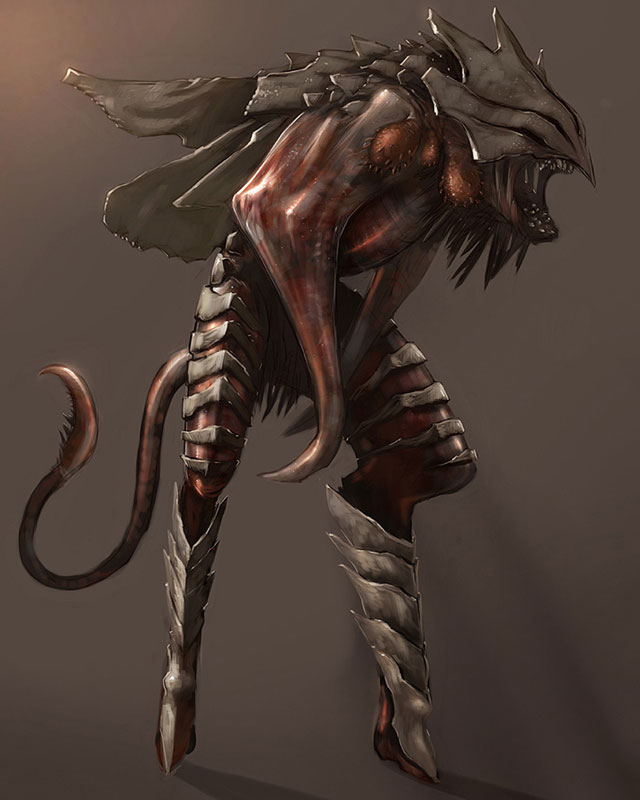 Monster Design Art from Guild Wars Nightfall