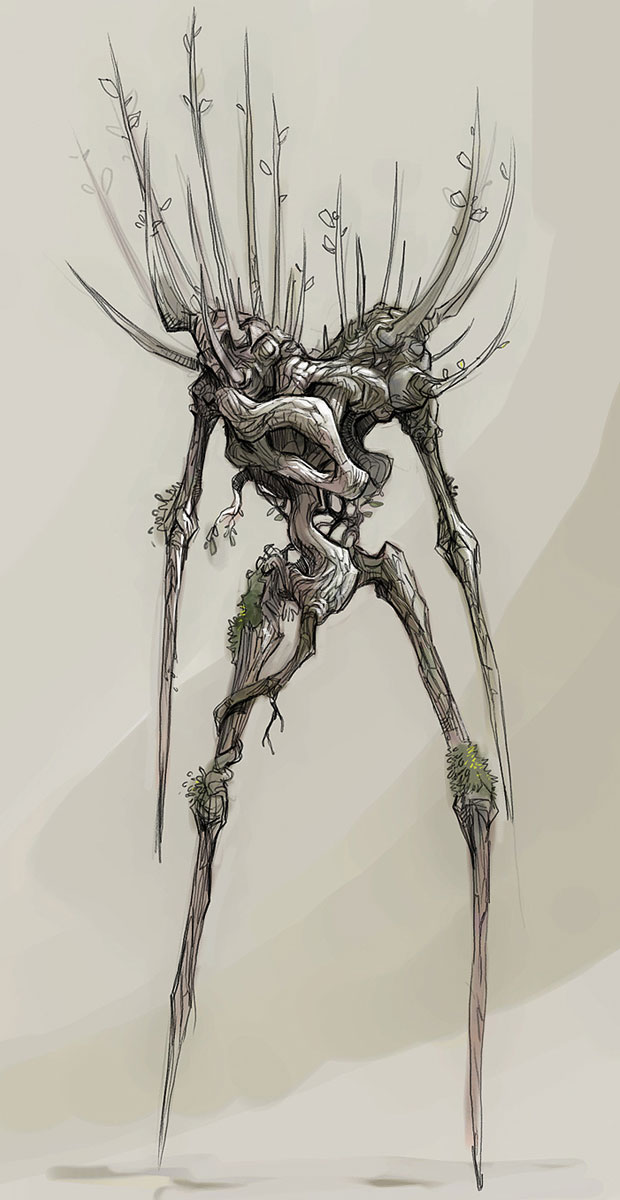 Monster Design Art from Guild Wars Nightfall