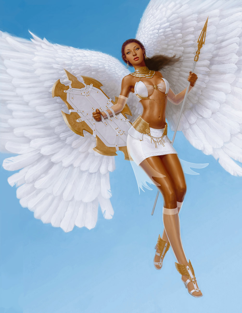 Winged Paragon Art from Guild Wars Nightfall