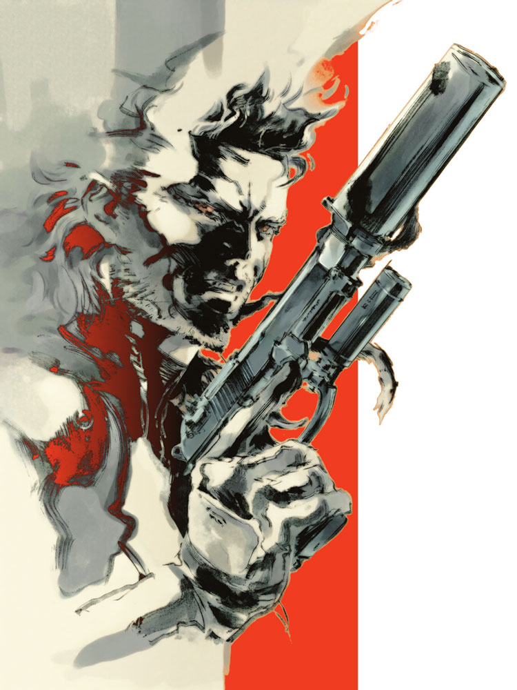 Box Art Illustration from Metal Gear Solid 2