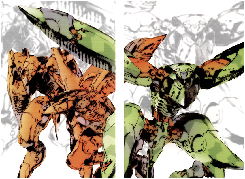 Metal Gear Ray Illustration from Metal Gear Solid 2