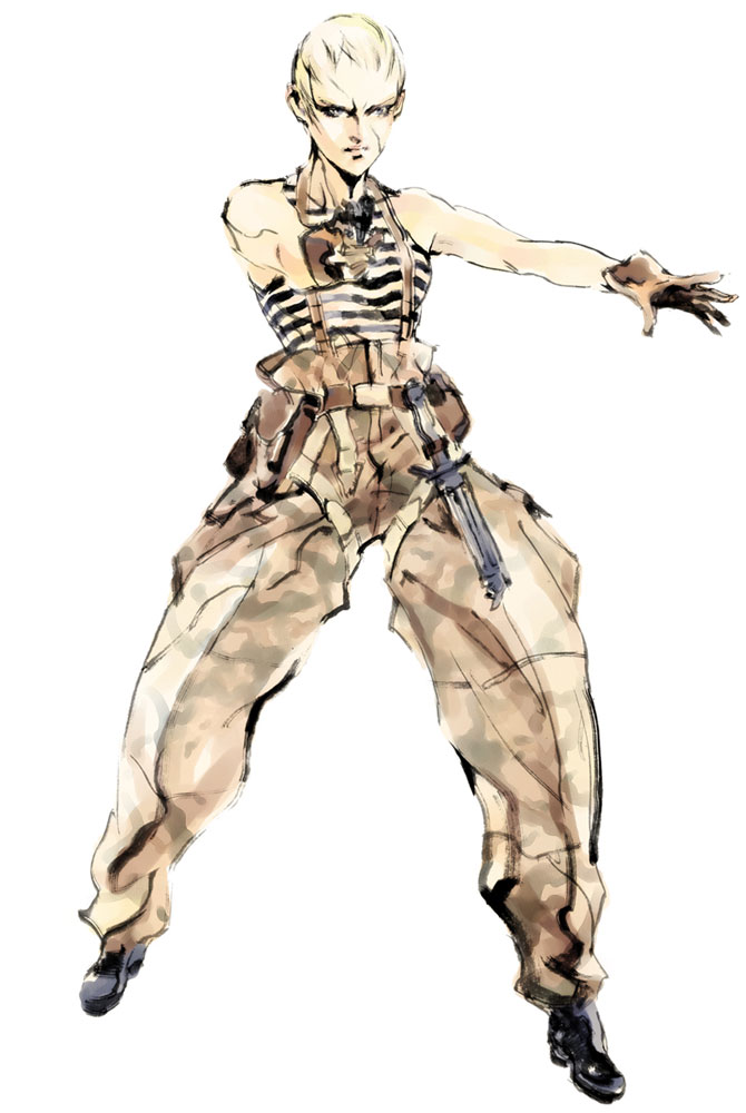 Olga Gurlukovich Art from Metal Gear Solid 2