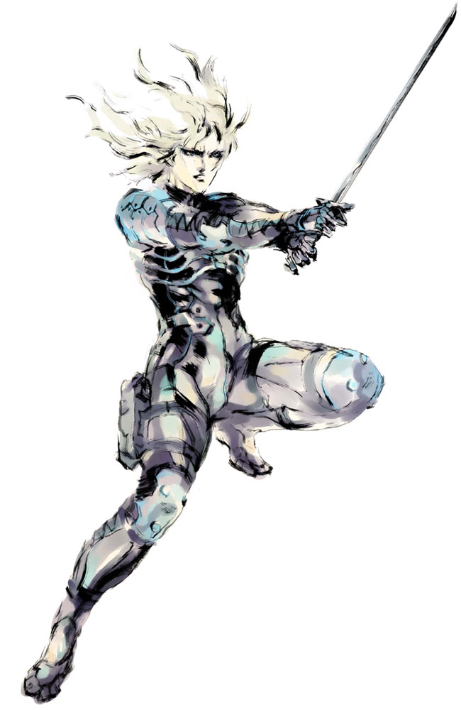 Raiden Artwork from Metal Gear Solid 2