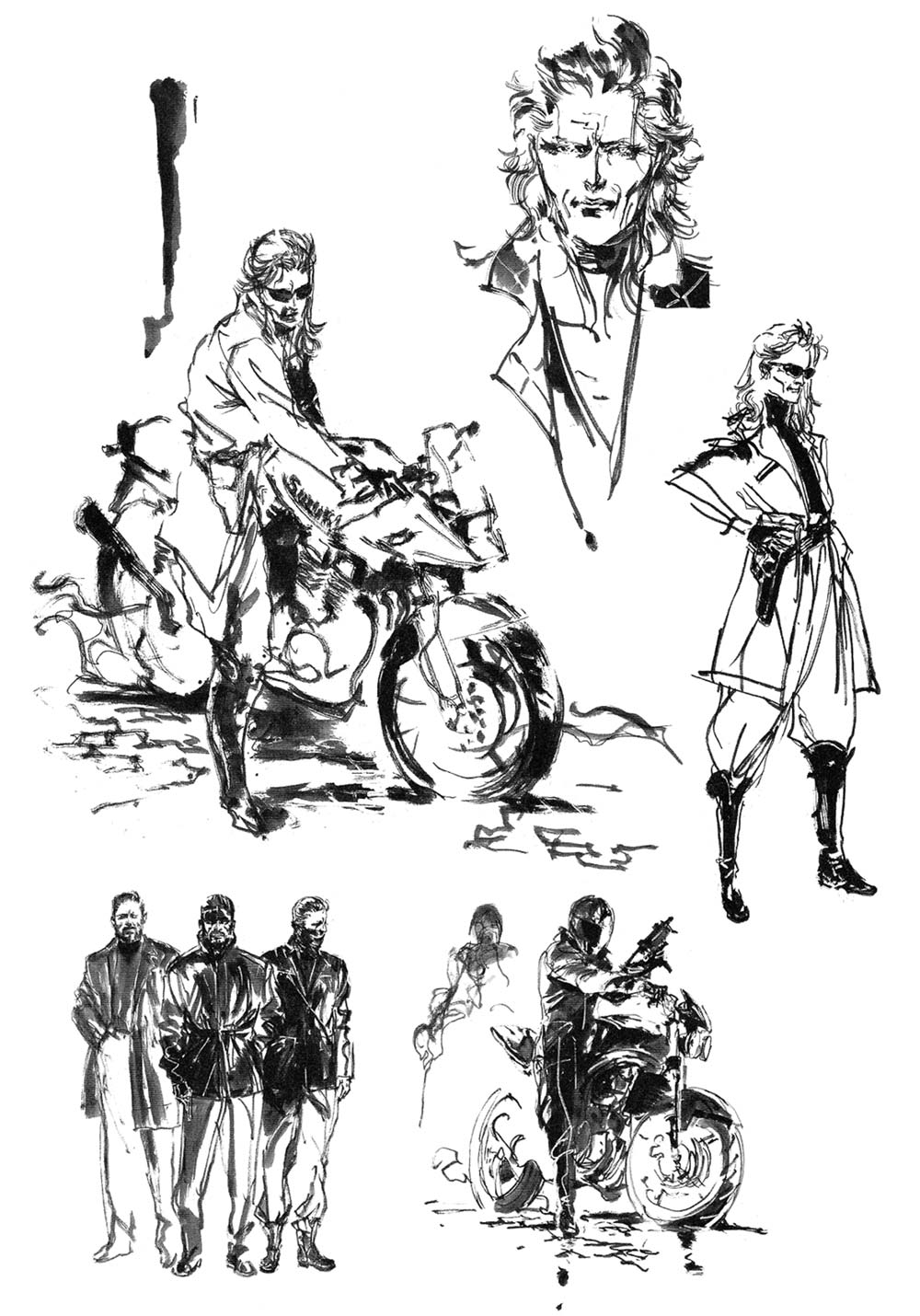 Big Mama Illustration from Metal Gear Solid 4