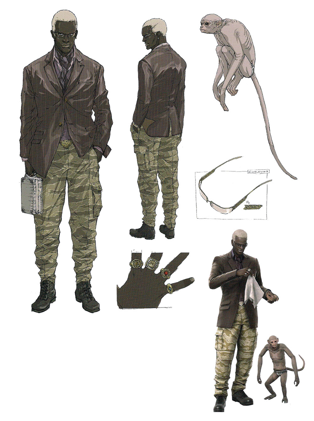 Drebin Character Art from Metal Gear Solid 4