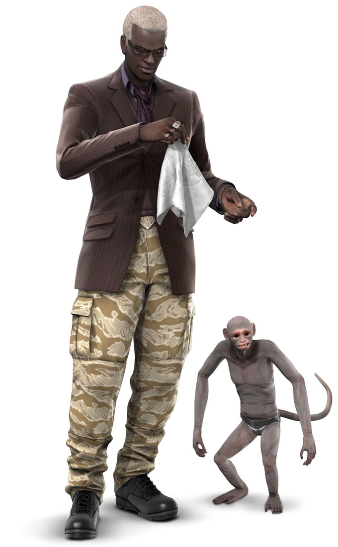 Drebin & Little Gray Art from Metal Gear Solid 4