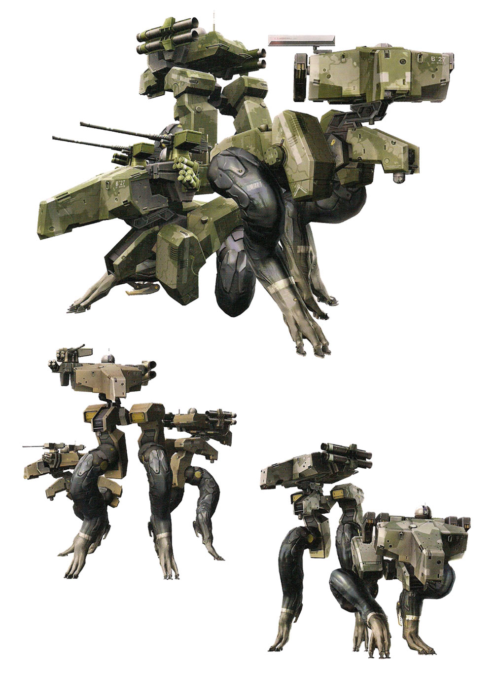 Gekko Art from Metal Gear Solid 4
