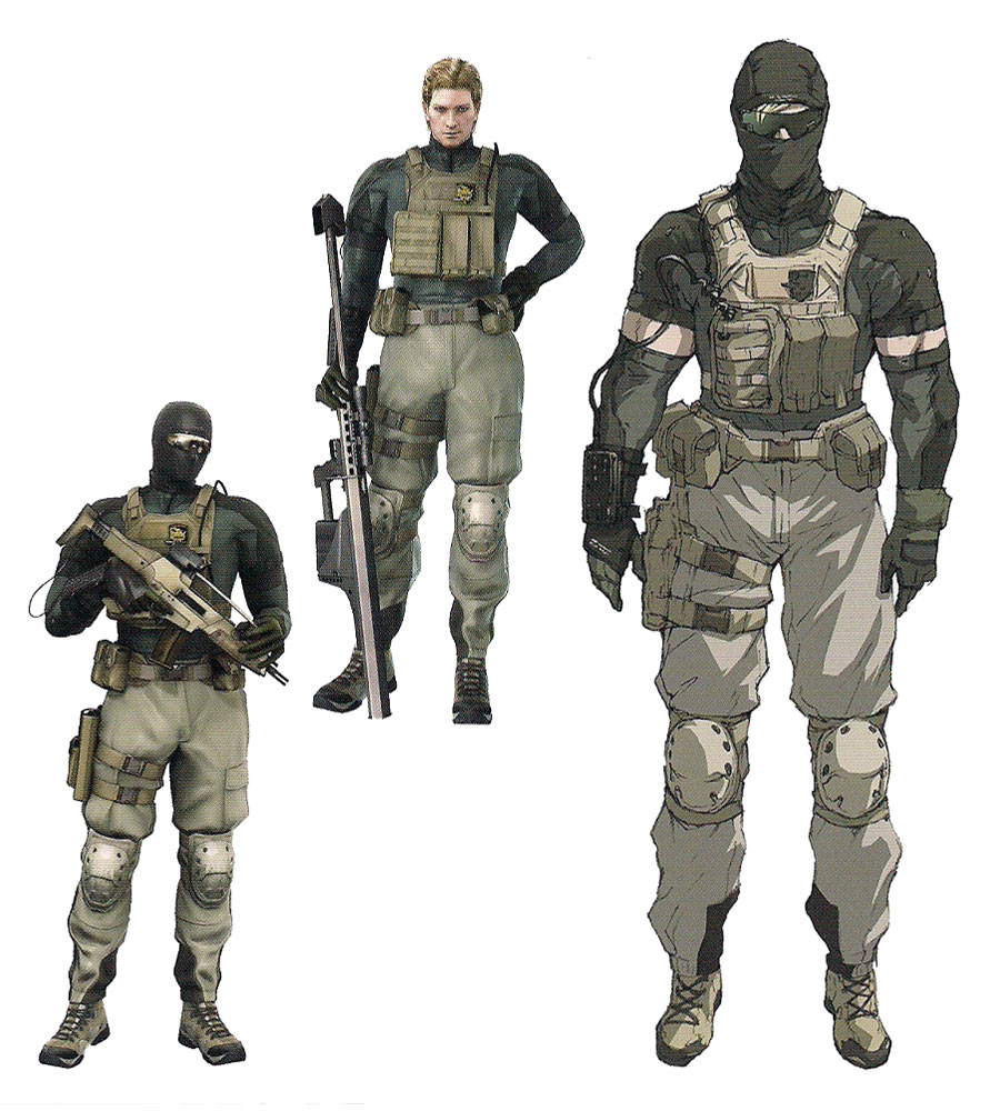 Johnny Akiba Character Art from Metal Gear Solid 4