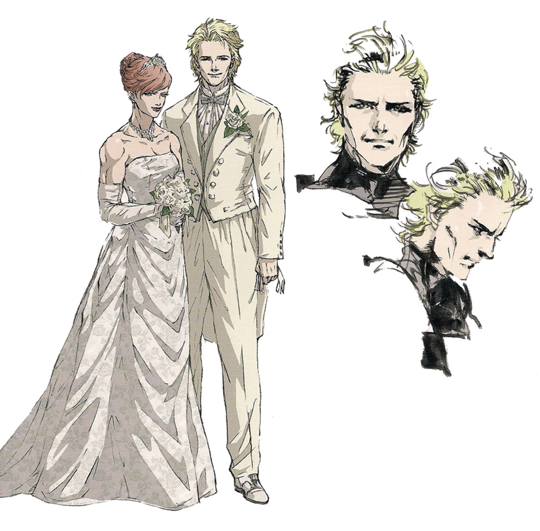 Johnny and Meryl Art from Metal Gear Solid 4